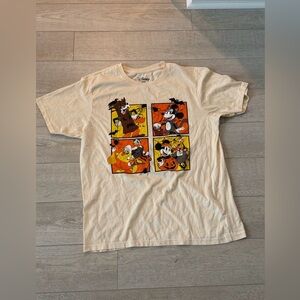 Disney Cream T-Shirt with Halloween Characters